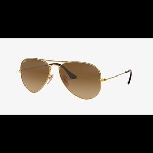Ray Ban Aviator Gradient RB 3025 Gold/Brown